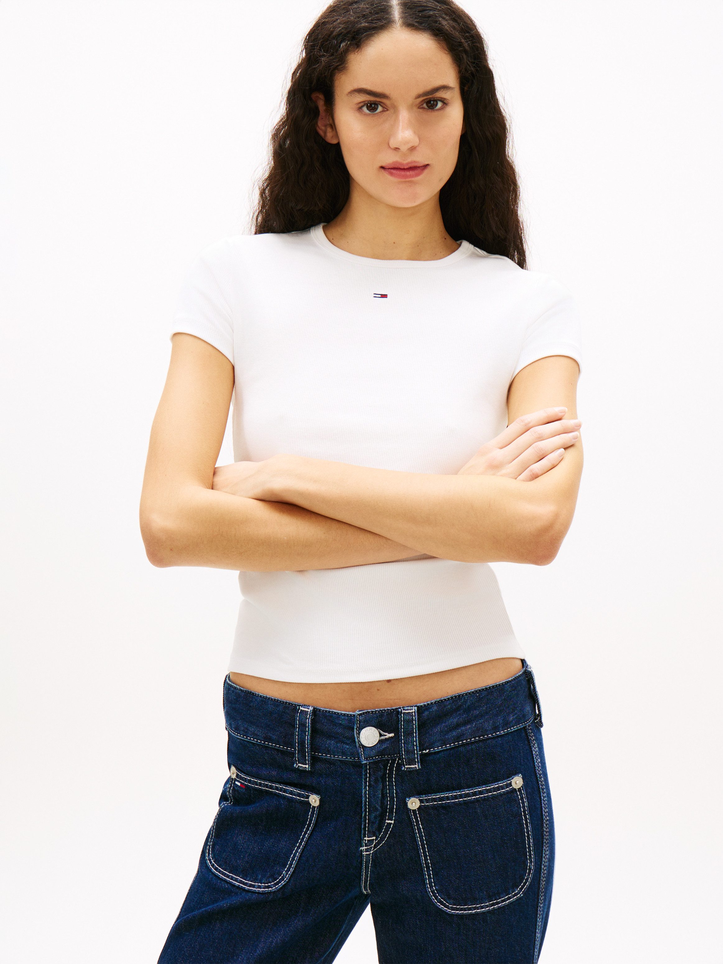 Tommy Jeans Kurzarmshirt TJW 2PACK SLIM günstig online kaufen