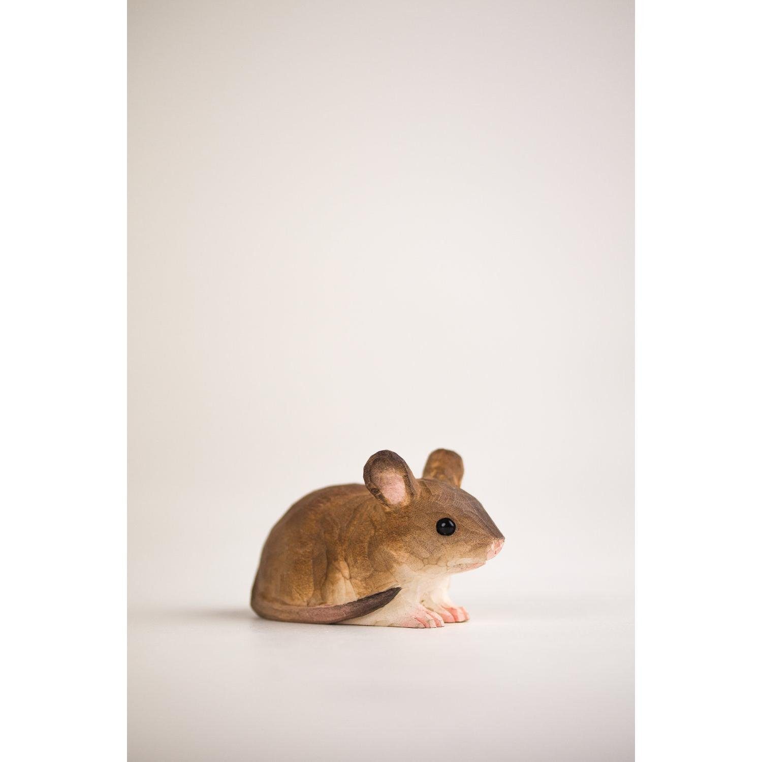 Wildlife Garden Skulptur Mouse Handcarved günstig online kaufen