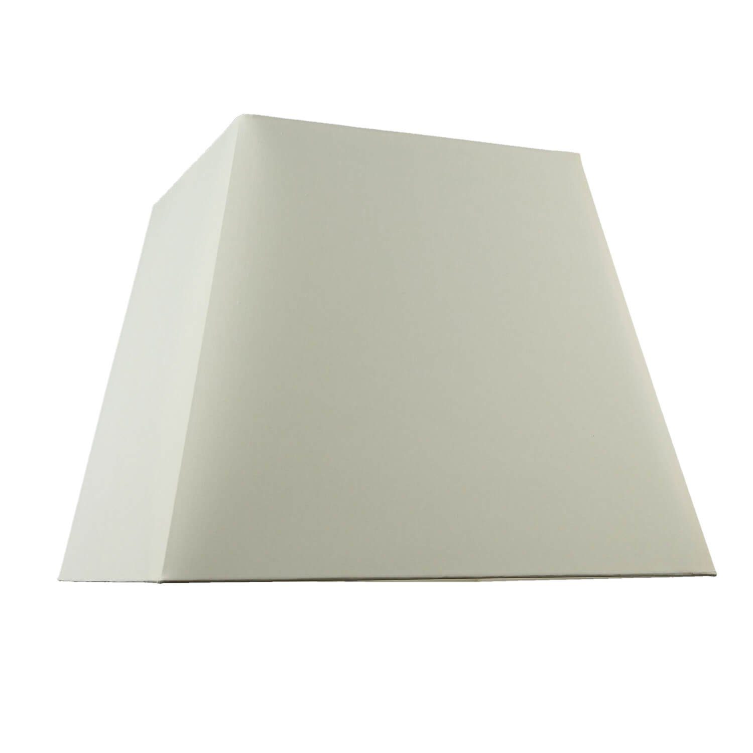 Licht-Erlebnisse Lampenschirm SALAVAN, Stoffschirm für Stehlampe Hängelampe in Beige eckig Pyramide 60 cm