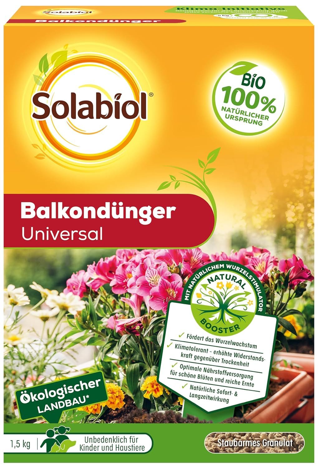 Solabiol Universaldünger Solabiol Bio Balkondünger Universal 1,5 kg