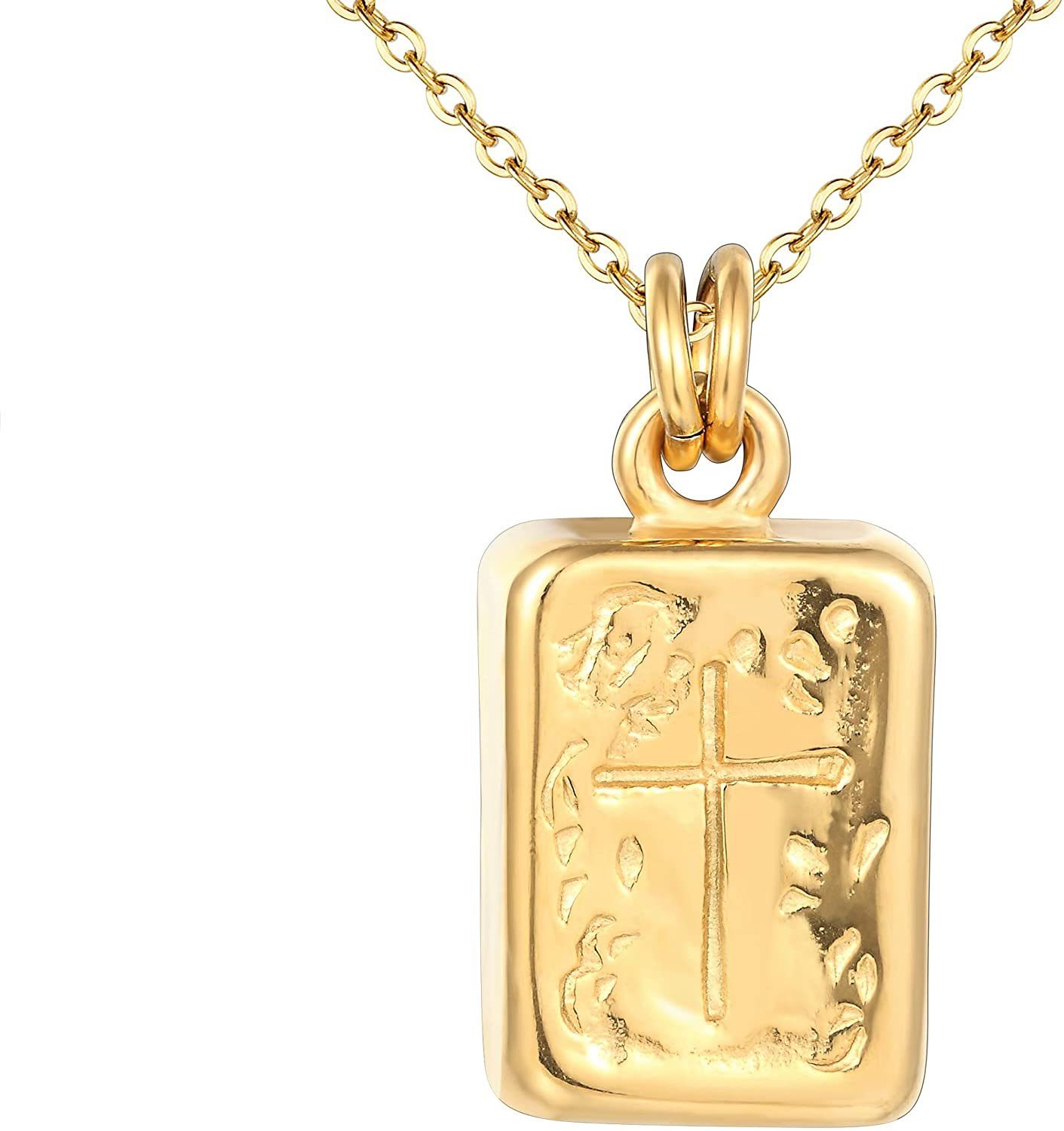 Kette mit Anhänger Karisma Damen Edelstahl Collier Anhänger Halskette