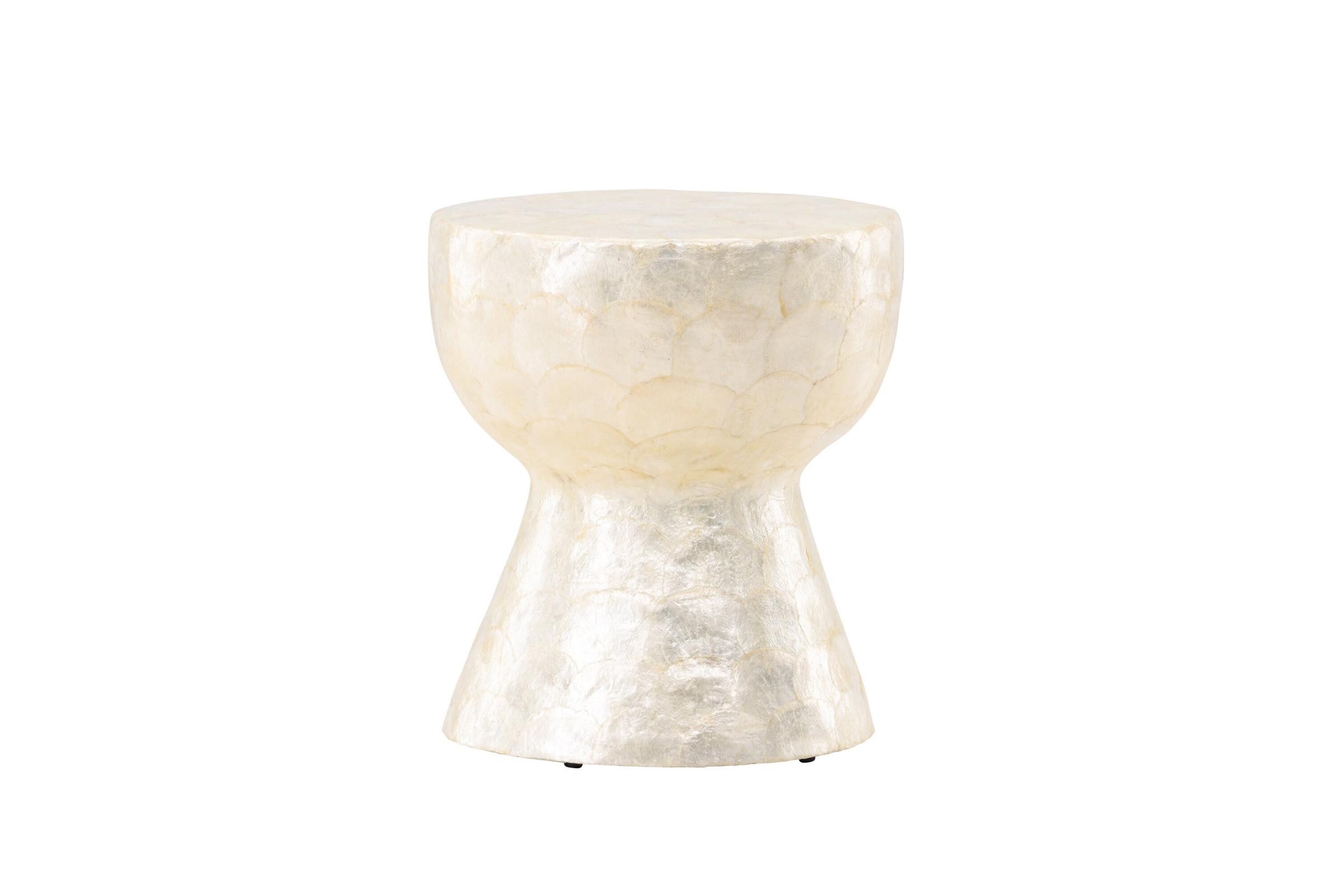 Venture Home Couchtisch Sandön Beistelltisch Ø40 cm beige. (1-St)