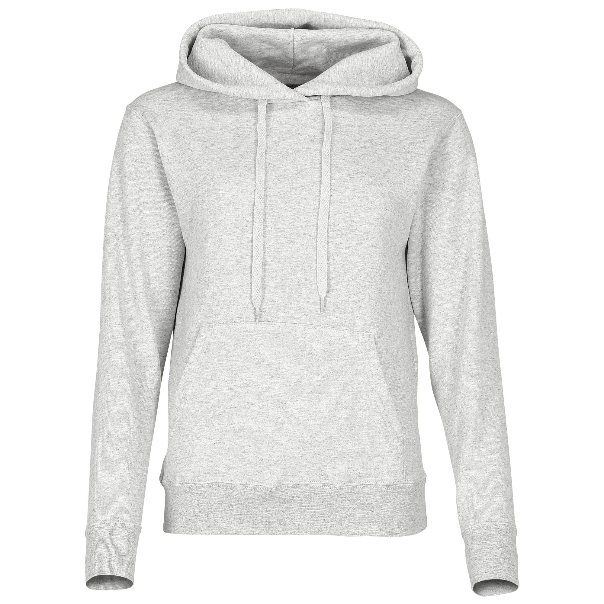 Fruit of the Loom Kapuzensweatshirt Ladies Classic Kapuzen-Sweat graumeliert + GRATIS MyShirt Stoffbeutel