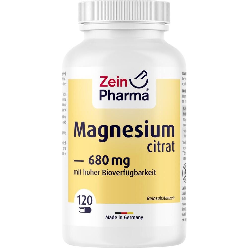 Zein Pharma - Germany GmbH MAGNESIUMCITRAT Kapseln Kapseln, 120 St.