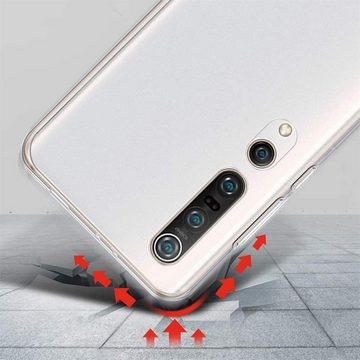 CoolGadget Handyhülle Transparent Ultra Slim Case für Xiaomi Mi 10 / Mi 10 Pro 6,67 Zoll, Silikon Hülle Dünne Schutzhülle für Xiaomi Mi 10, Mi 10 Pro Hülle
