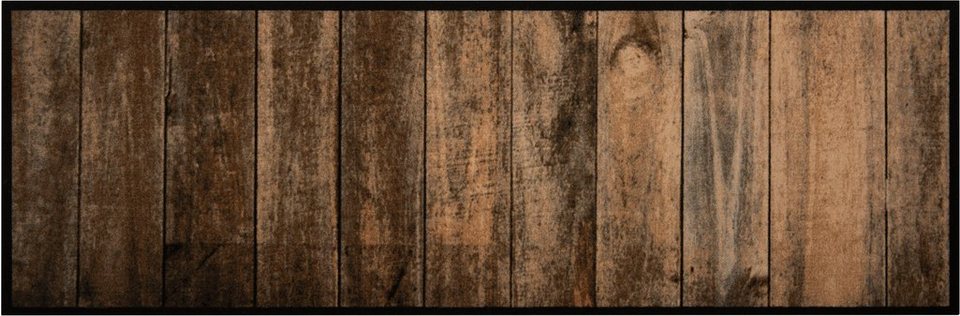 Küchenläufer Wood, HANSE Home, rechteckig, Höhe: 5 mm, Läufer, Rutschfest,  Küchenteppich, Küche, Teppich, Pflegeleicht, Flur