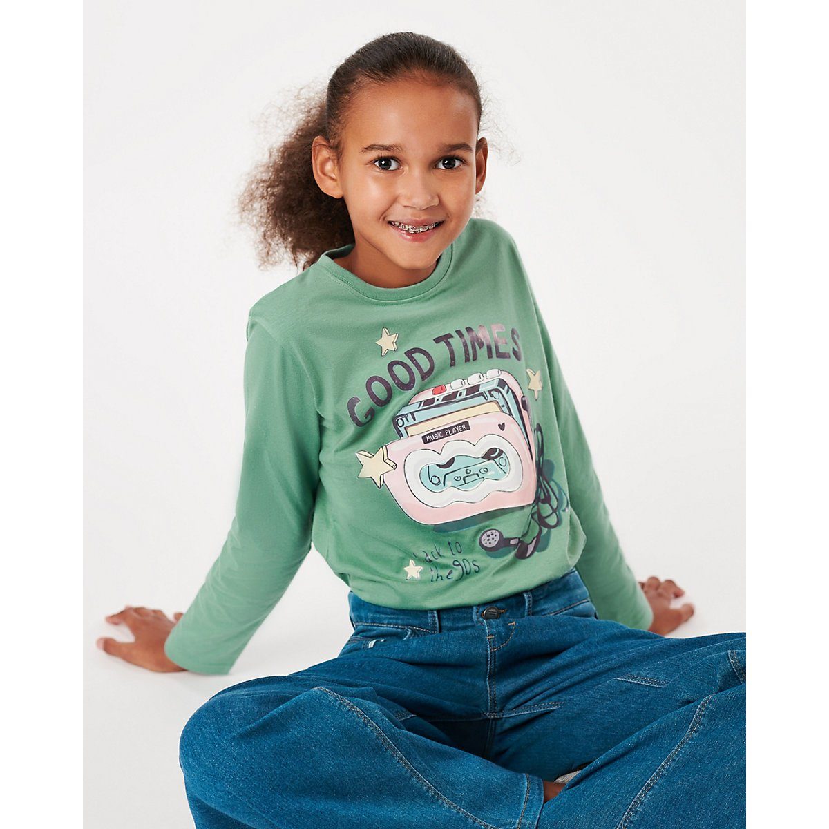 myToys COLLECTION Langarmshirt Langarmshirt für Mädchen von ZAB kids