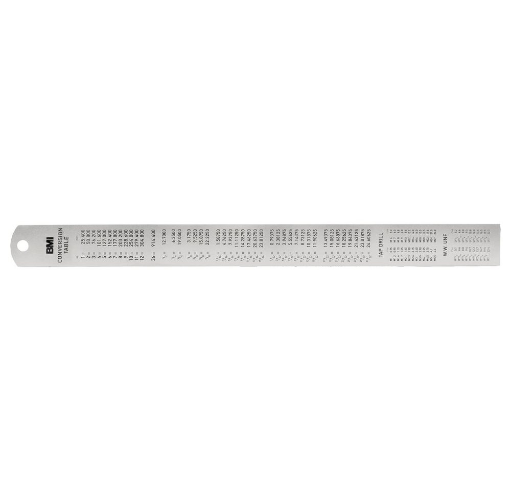 Thumbnail - BMI Maßband BMI 966060020-EGI Maßstab 600 mm Edelstahl (rostfrei)