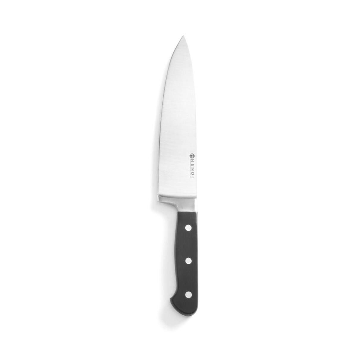 Allzweckmesser HENDI Kochmesser, Kitchen Line, Schwarz, (L)285mm