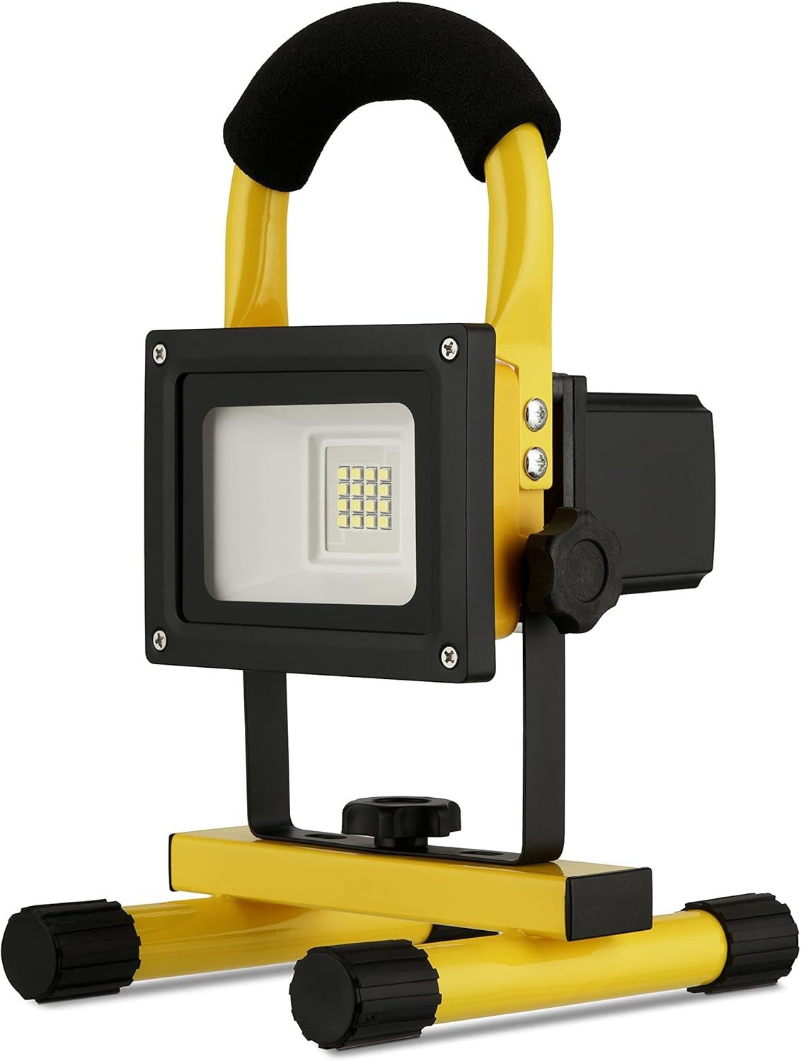 REV Ritter GmbH LED Arbeitsleuchte "Spot" mit Akku, 13W, schwarz-gelb, tragbar, LED fest integriert