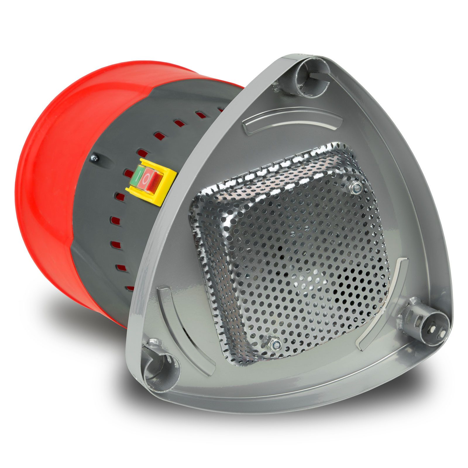 EBERTH Getreidemühle 1000 Watt Elektromotor 6L Einfülltrichter, 300 kg/h, Schrotmühle mit Edelstahlklinge, fünf Siebe inkl.