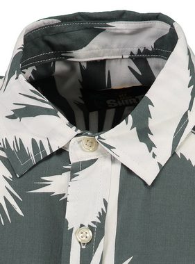 Key Largo Langarmhemd Herren Hemd MSH PALMS Regular Fit Kurzarm (1-tlg)