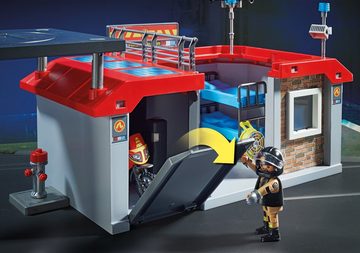 Playmobil® Konstruktions-Spielset Feuerwehrstation (71193), City Action, (61 St), Made in Germany
