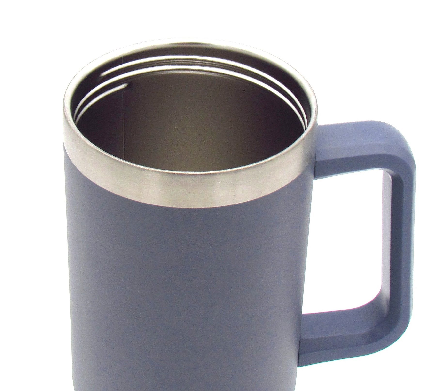 Michelino Thermoflasche To Go Doppelwandiger Thermobecher, für kalt und heiß inkl. Strohhalm Volumen ca. 1200ml