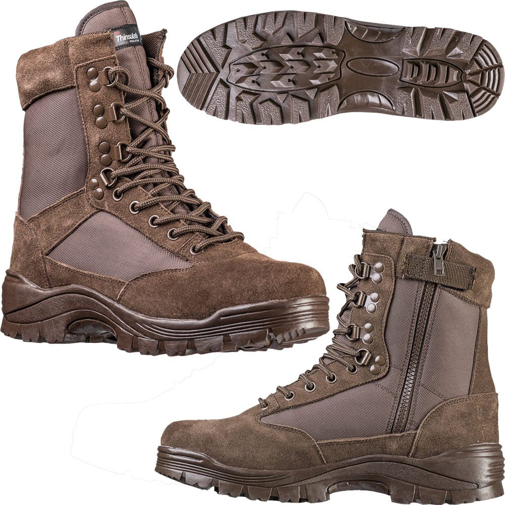 Mil-Tec Army Tactical Boot mit Zipper Stiefel günstig online kaufen