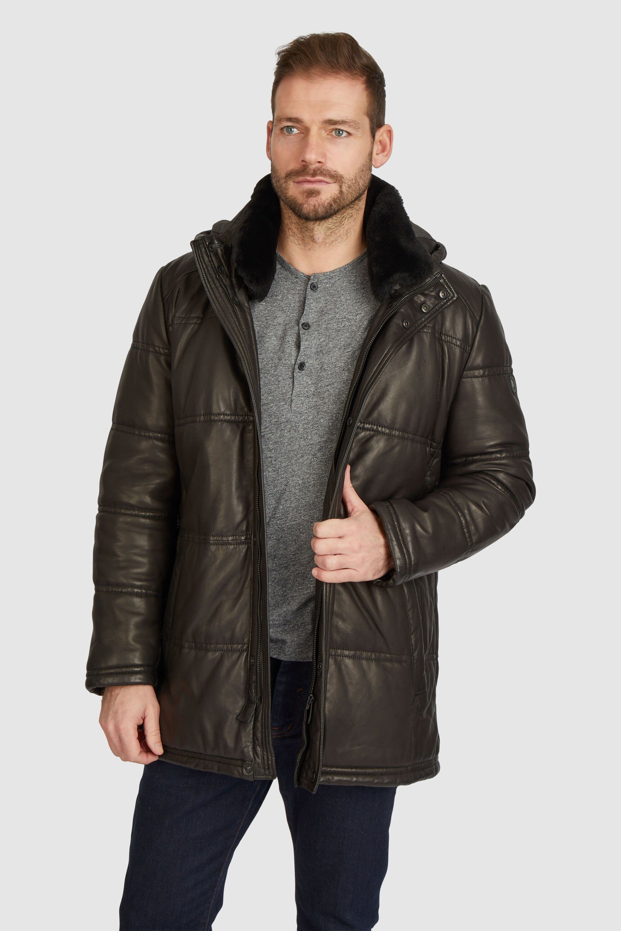 bugatti Lederjacke BUFREDERICO (1-St) mit Stehkragen günstig online kaufen