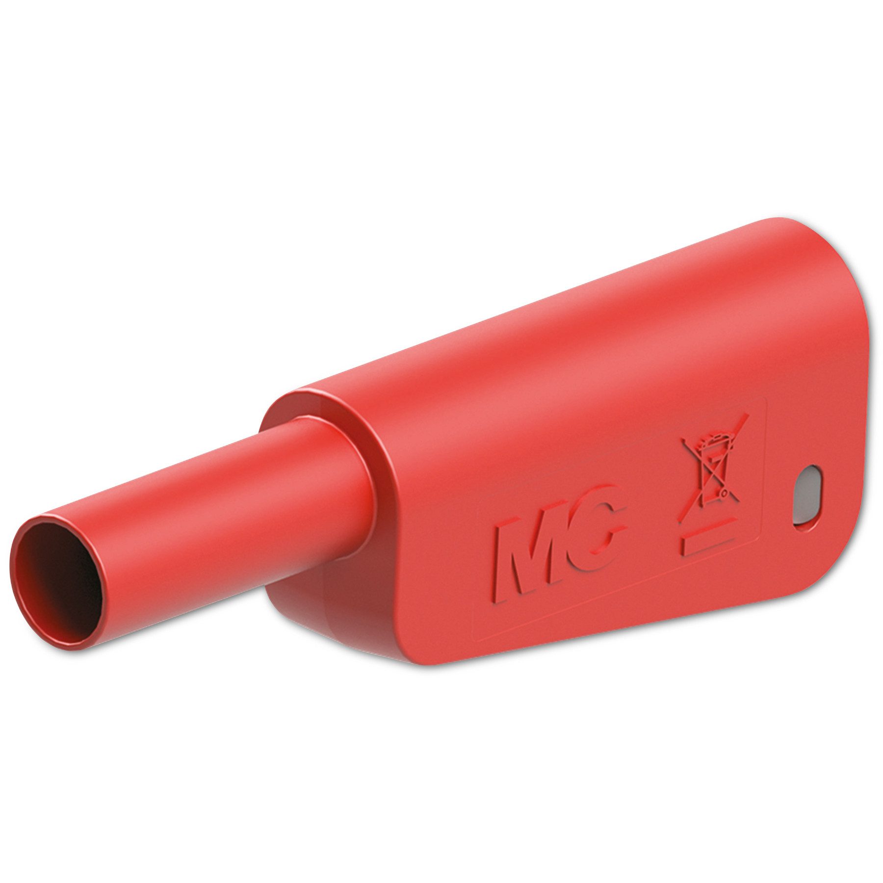 Klemmen STÄUBLI Einzelstecker, 66.2022-22, 4 mm, rot