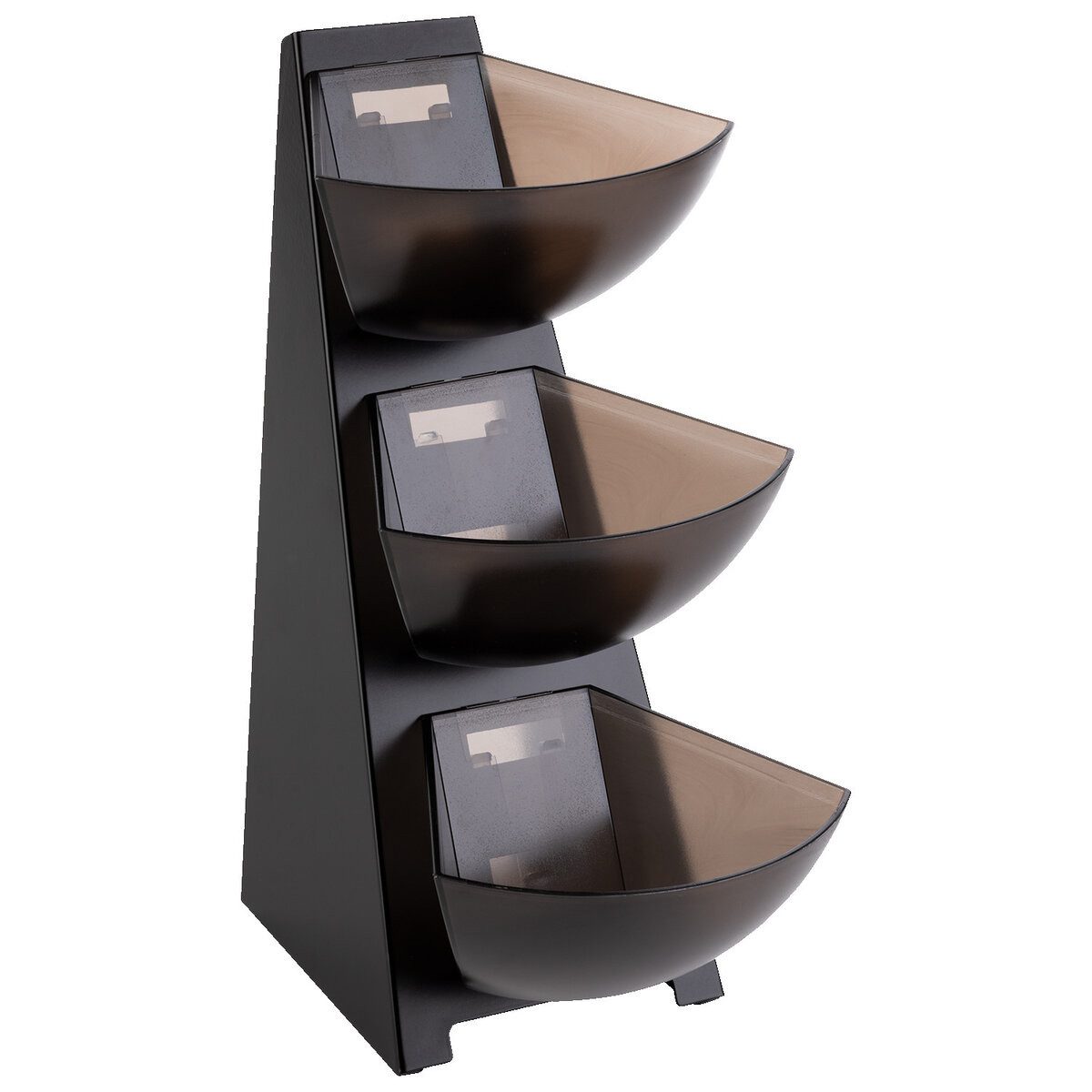 APS Geschirr-Set Multi-Rack 3-stufig schwarz/grau.