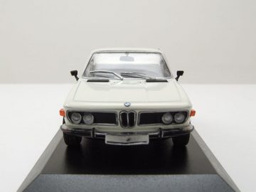 Minichamps Modellauto BMW 3.0 CS 1968 weiß Modellauto 1:43 Minichamps, Maßstab 1:43