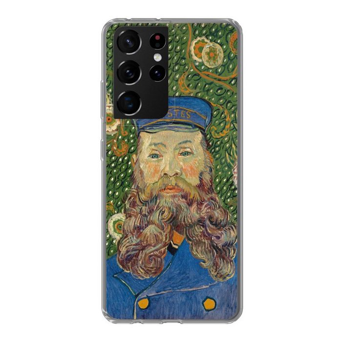 MuchoWow Handyhülle Porträt des Postboten Joseph Roulin - Vincent van Gogh Phone Case Handyhülle Samsung Galaxy S21 Ultra Silikon Schutzhülle
