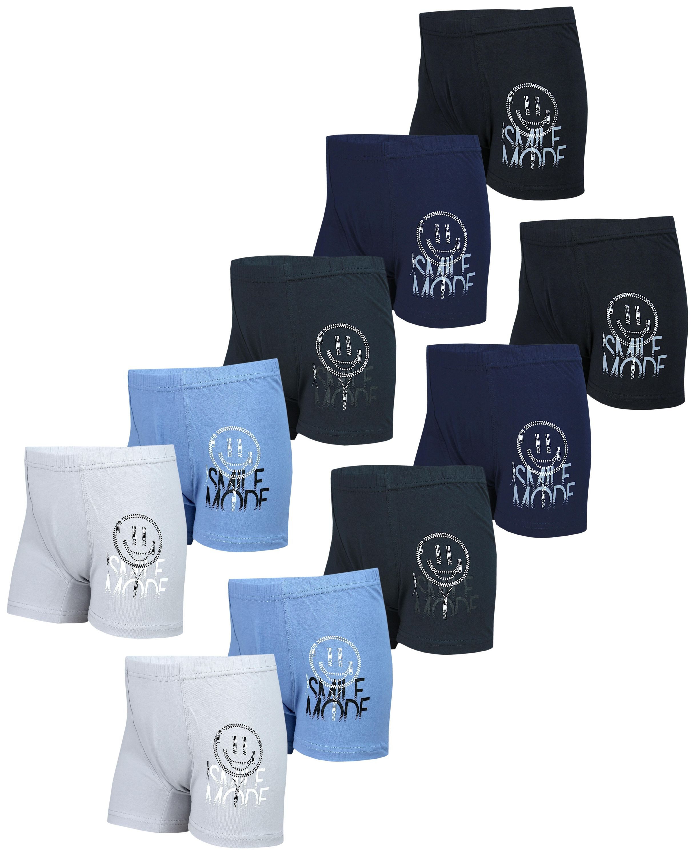 Boxershorts Jungen Boxershorts Unterhose Kinder Boxer Unterwäsche 10er / 5er Pack