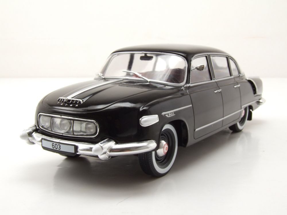Whitebox Modellauto Tatra 603 1956 schwarz Modellauto 1:24 Whitebox, Maßstab 1:24