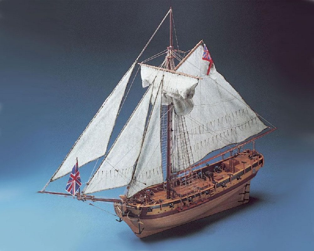 COREL Modellbausatz HMS Resolution 1:50 Bausatz - Historisches Schiffsmodell des 18. Jahrh