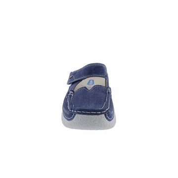 WOLKY Roll-Slipper, Clog, Jeans suede, Denim, 0622793-820 Clog