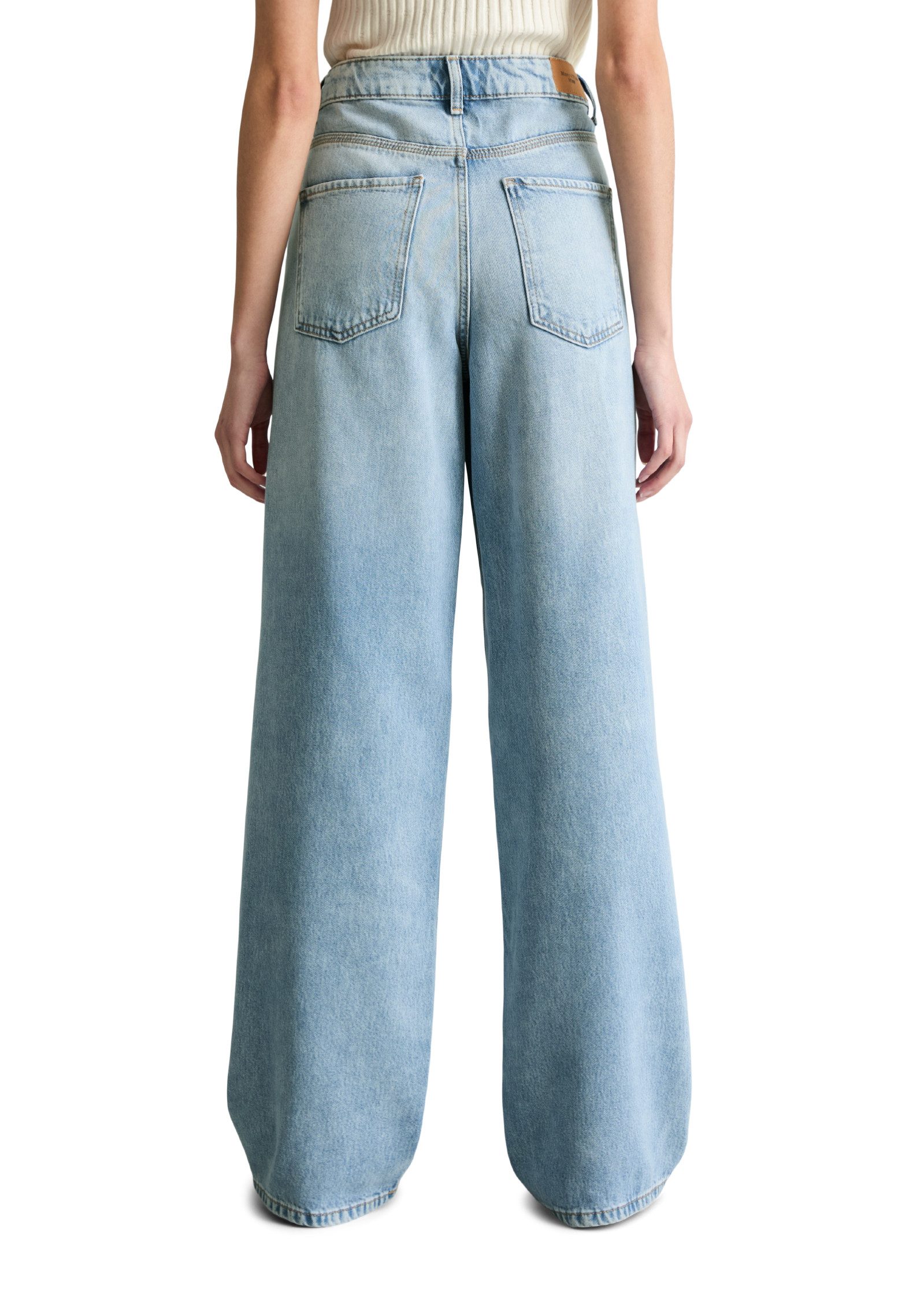 Marc O'Polo DENIM Weite Jeans Model Tomke wide aus weichem Lyocell-Organic- günstig online kaufen