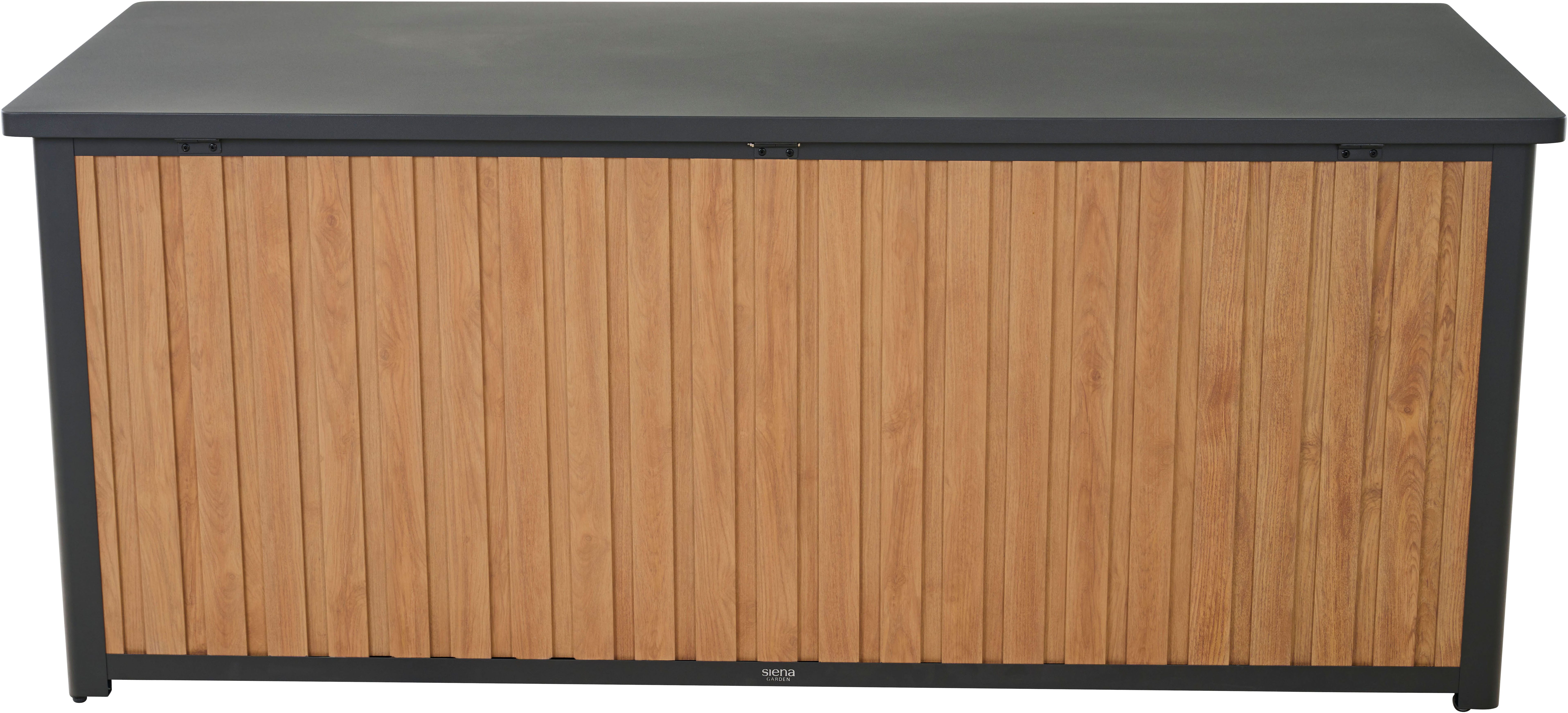Siena Garden Kissenbox, Gestell aus Aluminium, 181x79x75cm woodlook