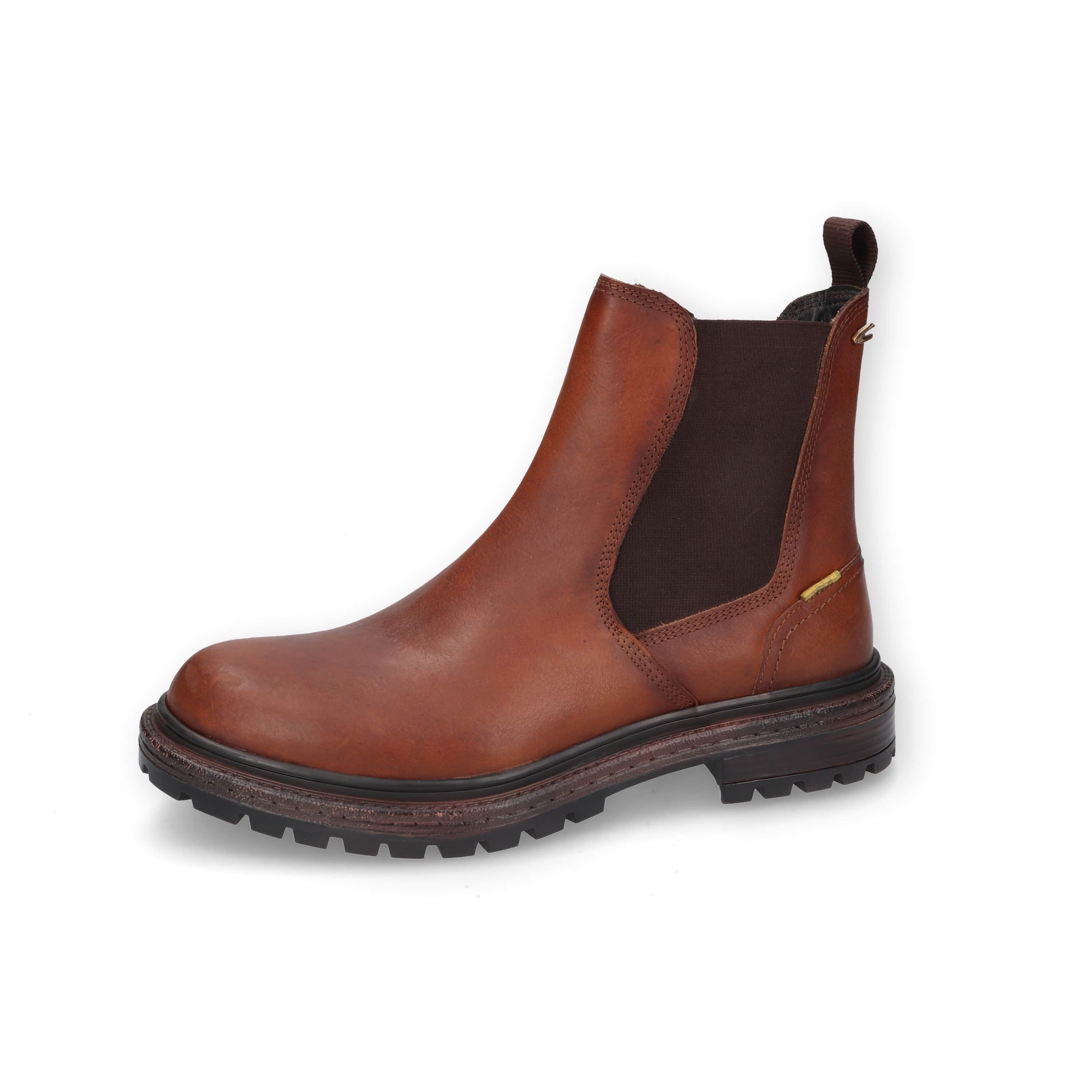 camel active Boots brushed Nappa COGNAC Schnürboots günstig online kaufen