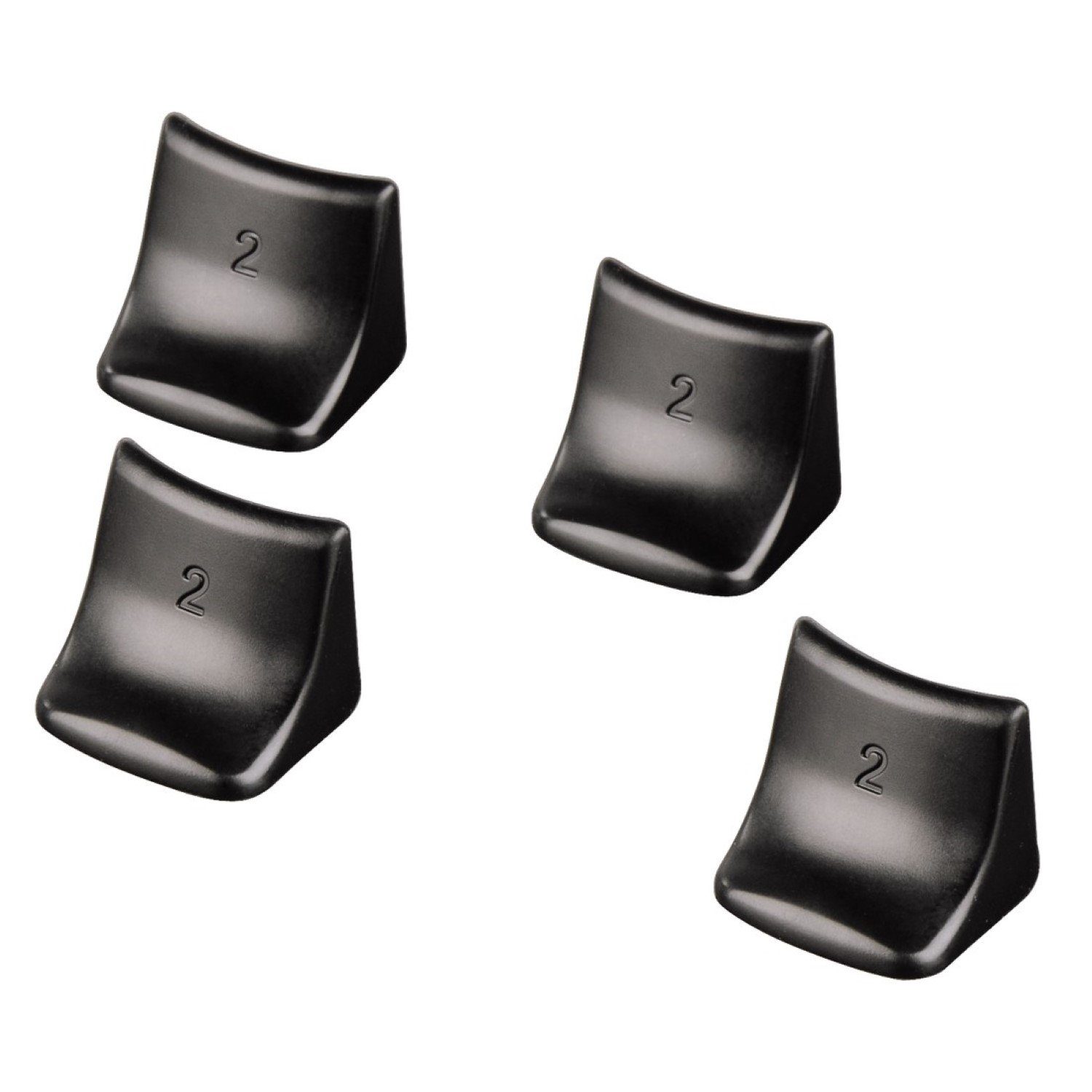 Hama Trigger Aufsätze Pack Knöpfe Tasten L2 + R2 Controller (Für Sony PS3 Wireless Controller, Einfach aufzustecken, abnehmbar)