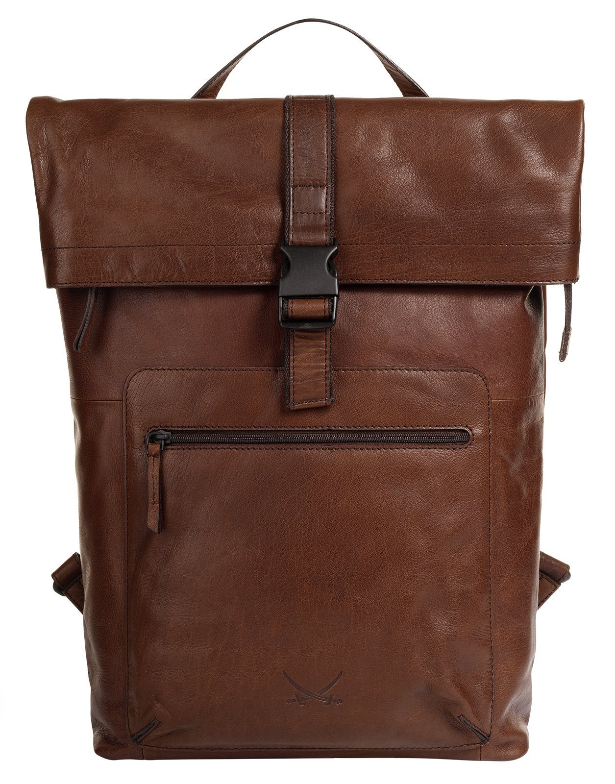 Sansibar Laptoprucksack, echt Leder