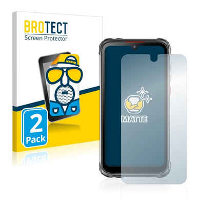BROTECT Schutzfolie für Hotwav Cyber 7, Displayschutzfolie, 2 Stück, Folie matt entspiegelt