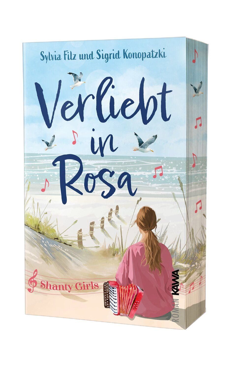 Verliebt in Rosa Ein Roman voller Nordseeflair, Musik, Freundschaft un / Sylvia Filz, Sigrid Konopatzki, Ein Roman voller Nordseeflair, Musik, Freundschaft und Liebe – frisch wie eine Meeresbrise.