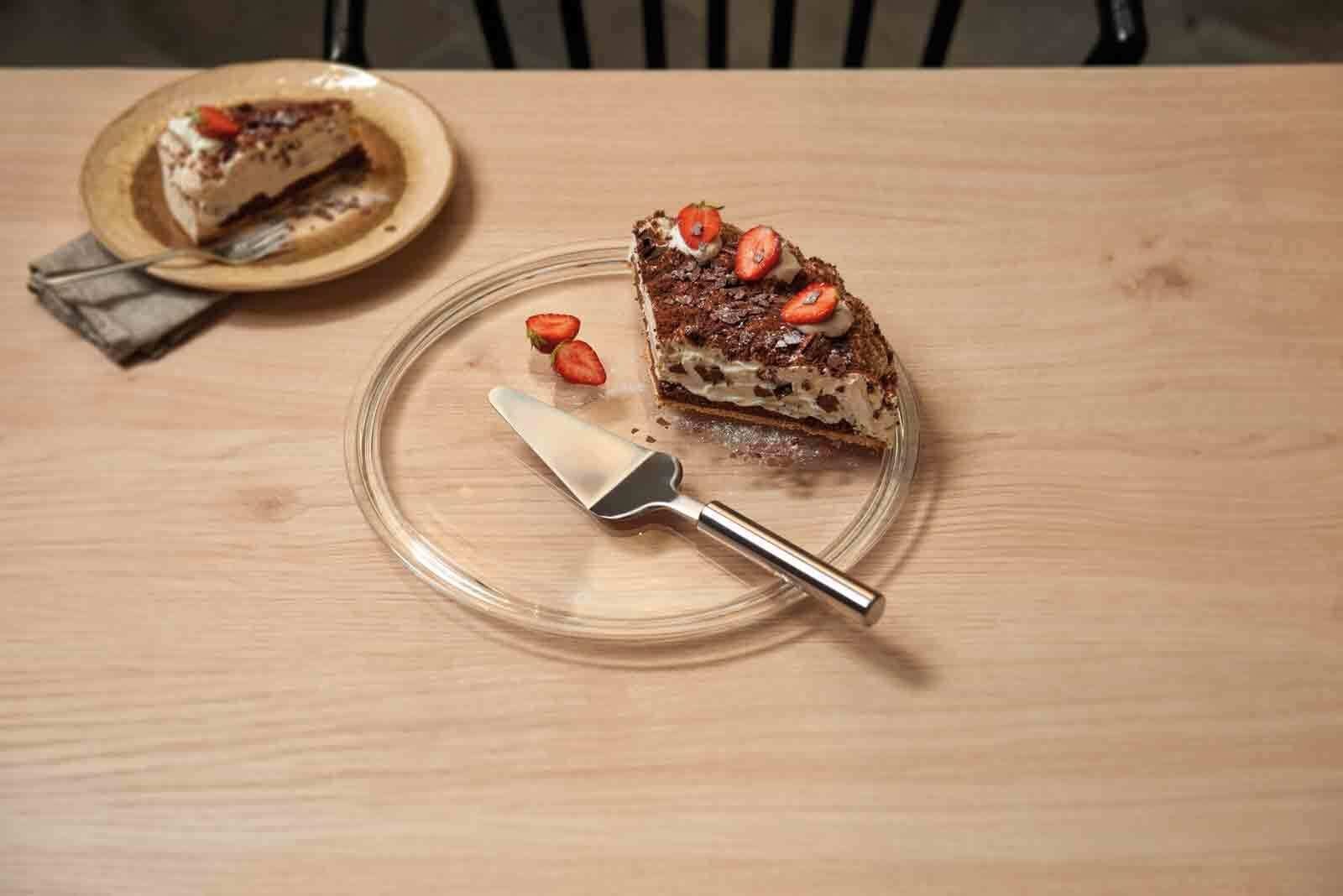 LEONARDO Tortenplatte Ciao 1-tlg) + Tortenheber Tortenplatte Tortenheber, Tortenplatte, 31,5 (1x 1x cm, Glas, ø