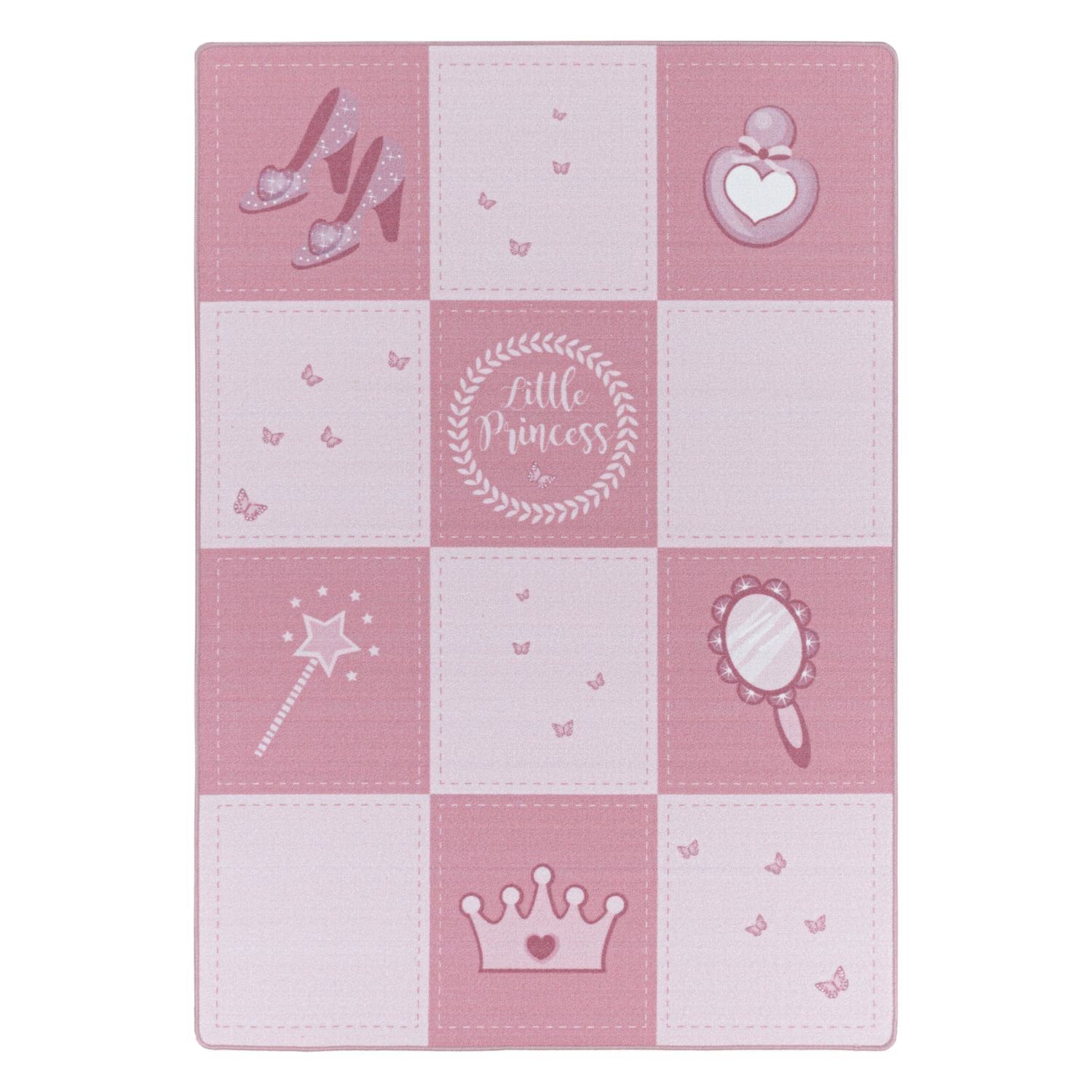Kinderteppich Kinder Teppich Paula Pink