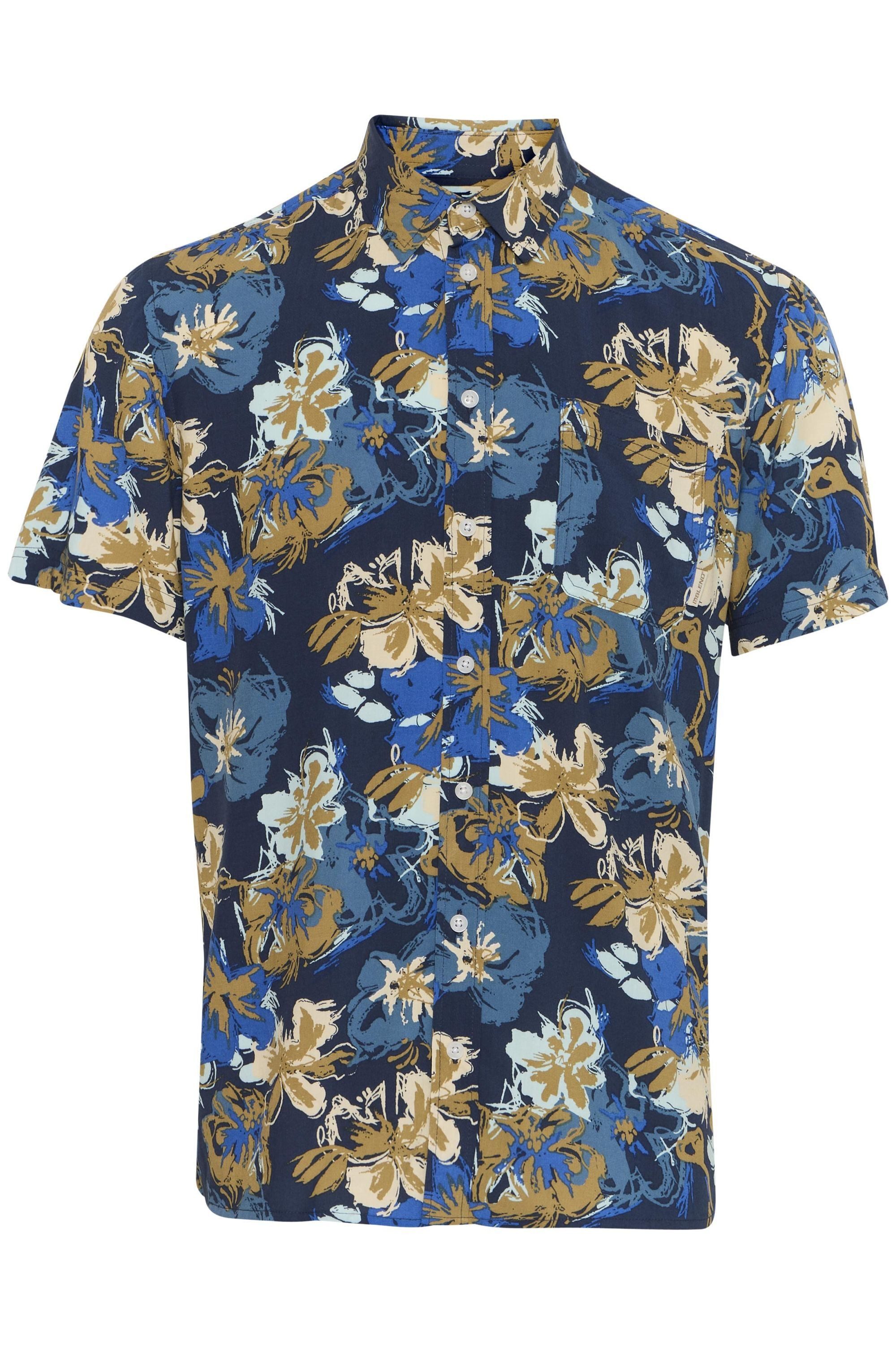 Blend Kurzarmshirt BHATLE Lässiges gemustertes Kurzarmhemd günstig online kaufen