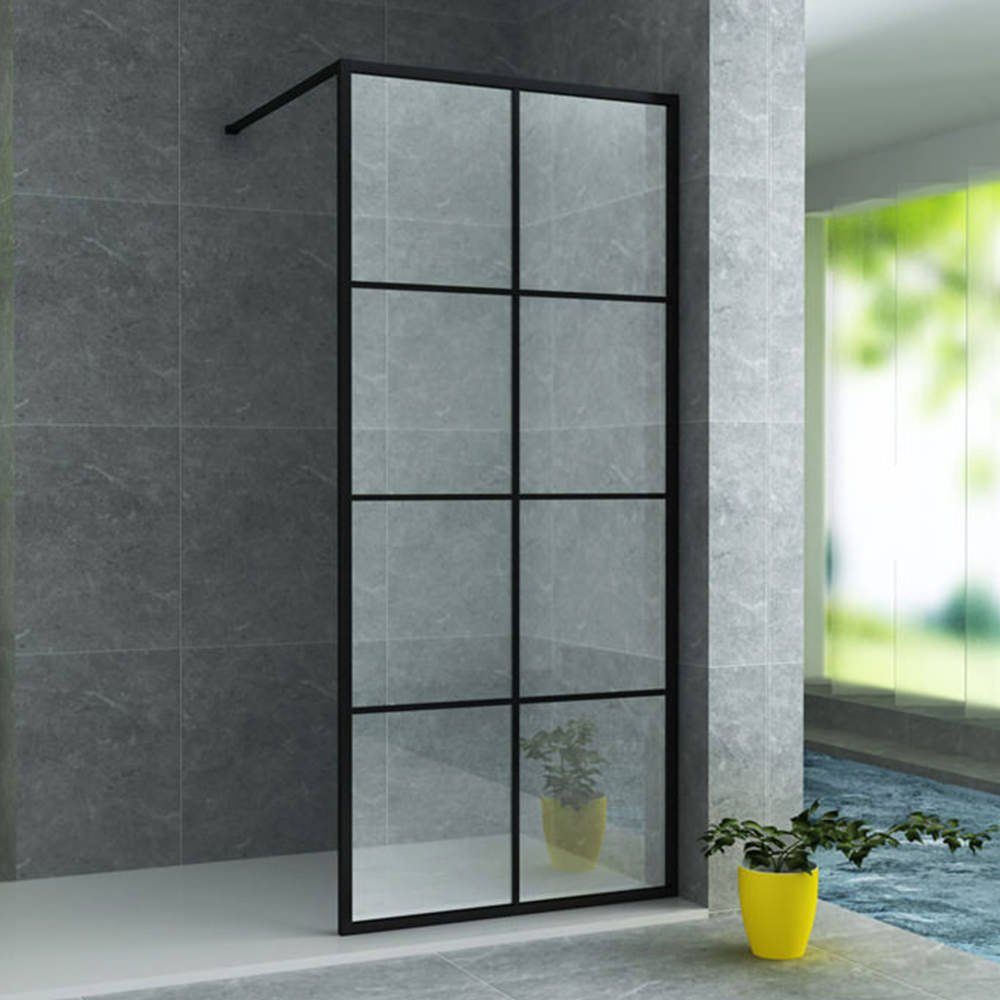 Aloni Walk-in-Dusche BEKO80, (1 tlg), ESG-Sicherheitsglas mit Nano-Beschichtung