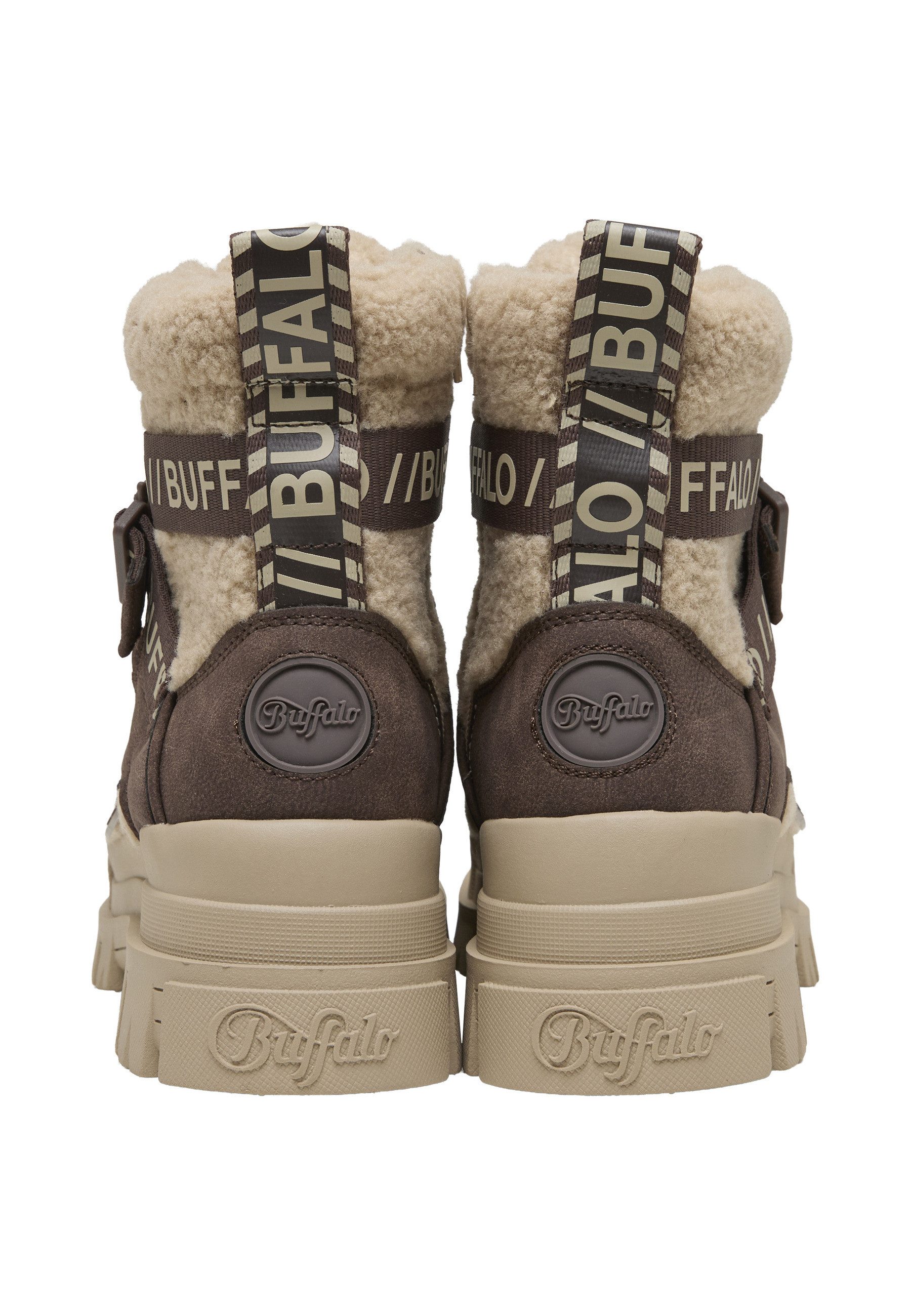 Buffalo Buffalo Aspha Com1 Warm Vegan Nappa/Fake Fur Stiefel