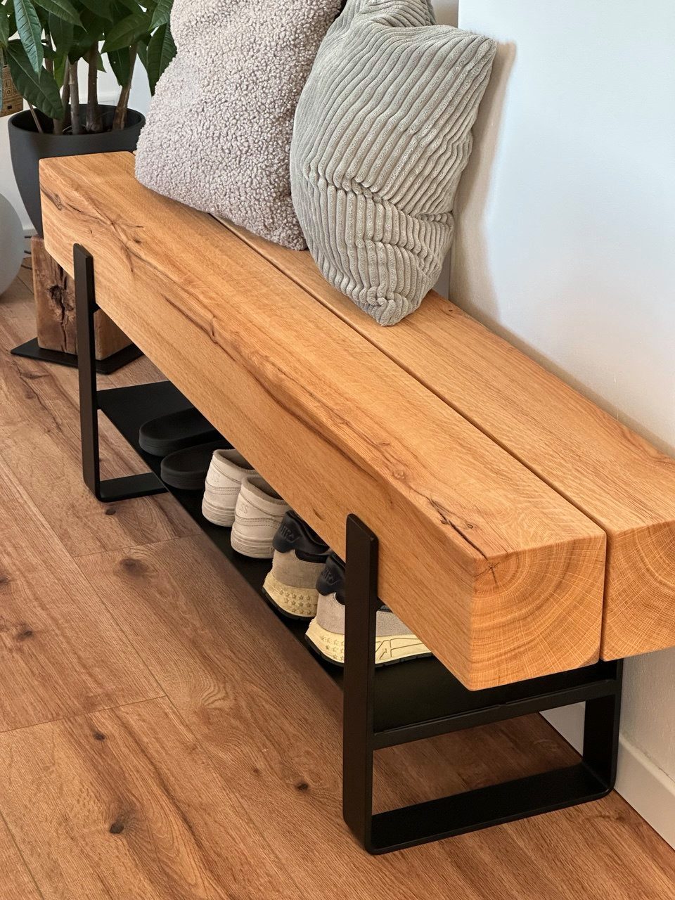 Schräder Interior Sitzbank Sitzbank Bank Garderobe Schuhschrank Sideboard günstig online kaufen