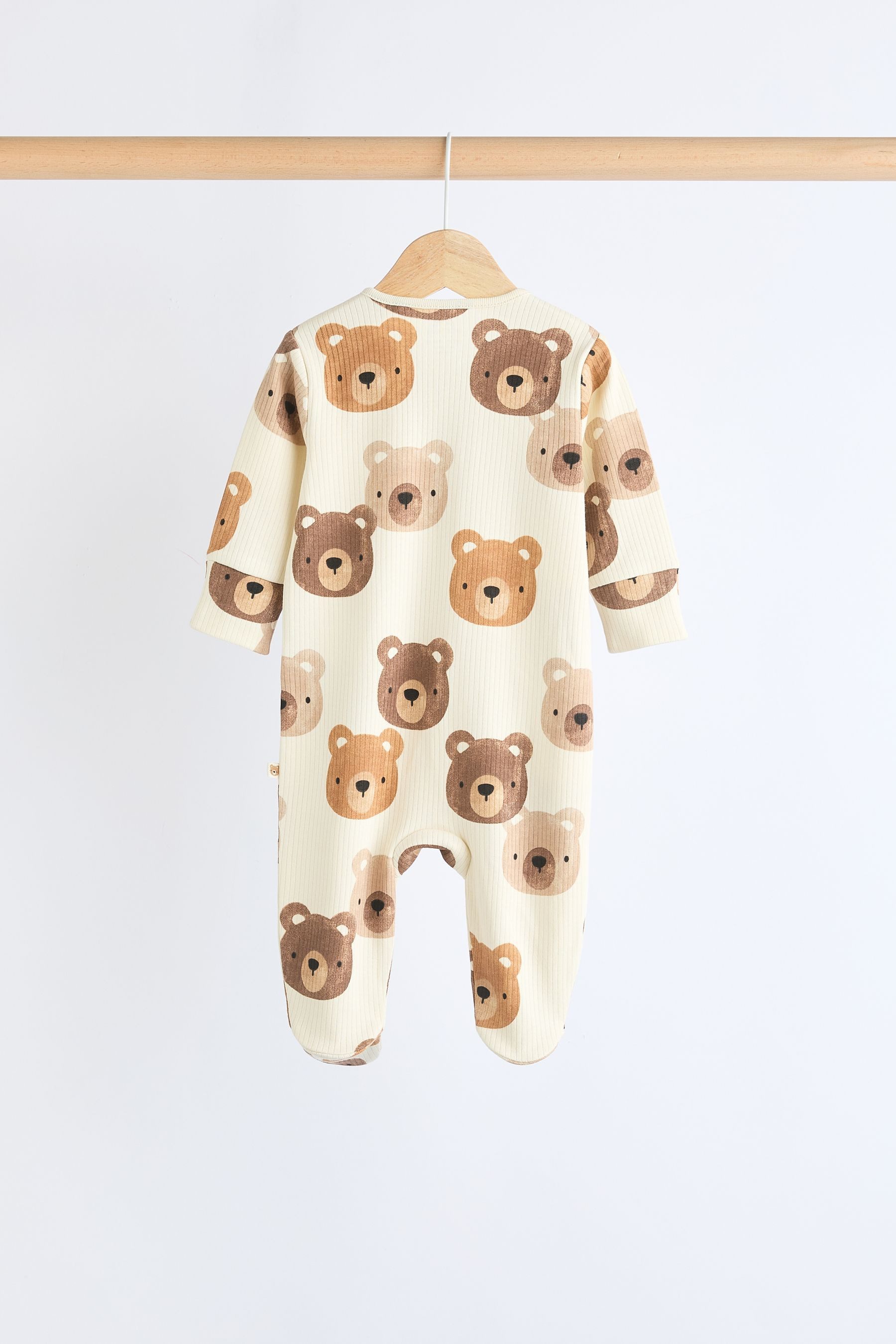 Next Schlafoverall Baby-Schlafanzüge mit Reißverschluss 4er-Pack (4-tlg)