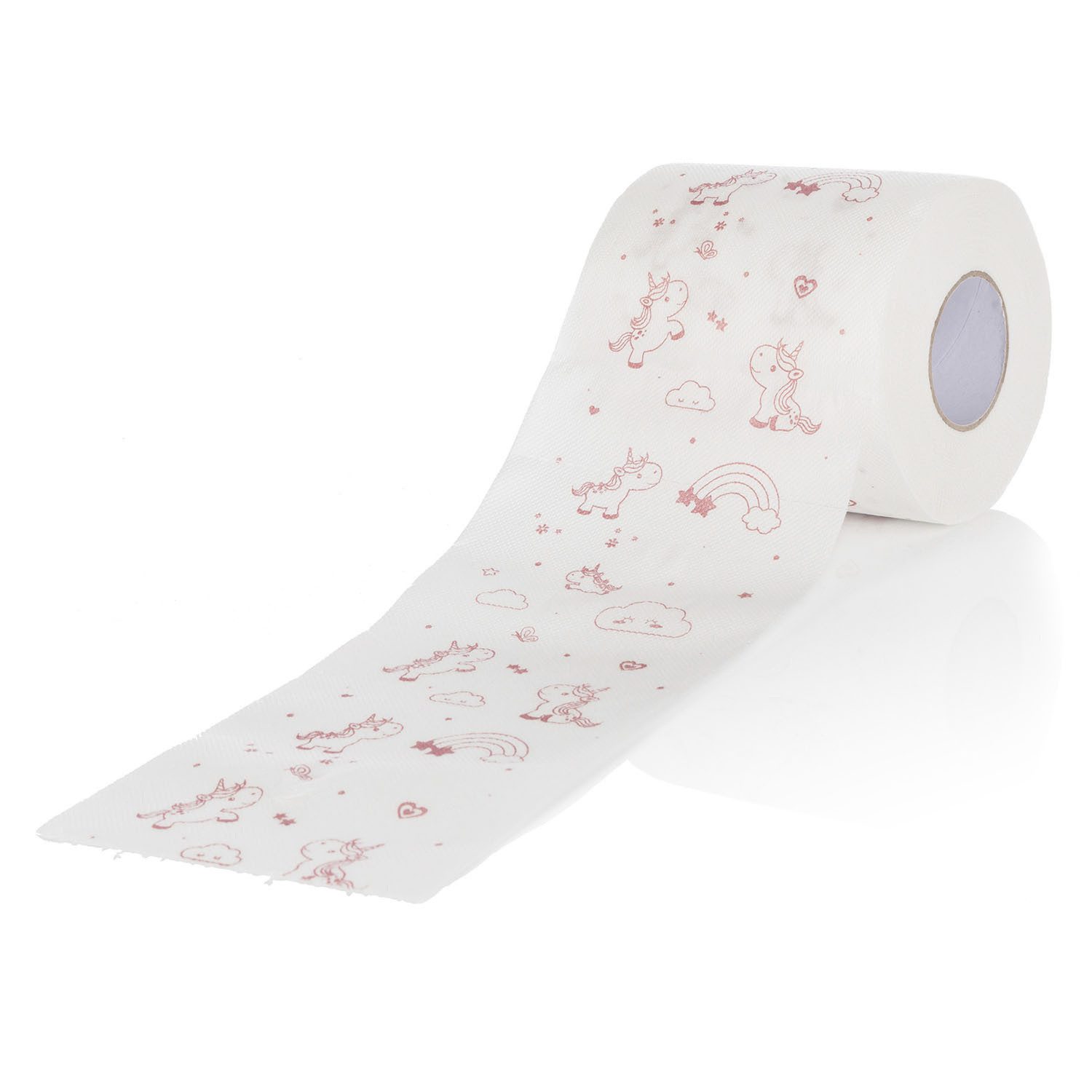 Goods+Gadgets Papierdekoration Goods+Gadgets Einhorn Toilettenpapier mit Popcorn Duft – Fun Klopapier, Klopapier mit Popcorn Duft-Aroma – Bild 3 von 4