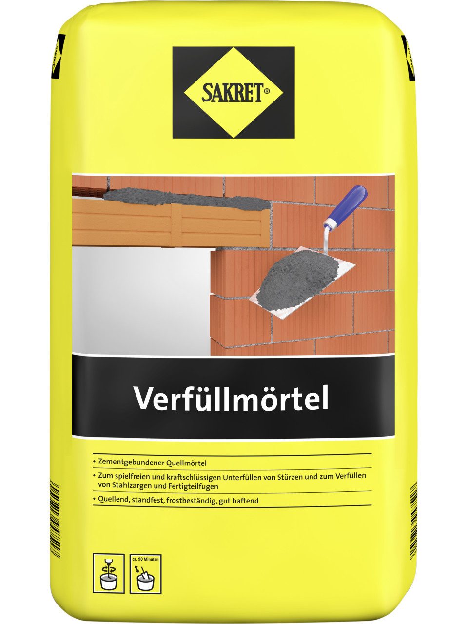 Sakret Mörtel SAKRET Verfüllmörtel 10 kg Sack