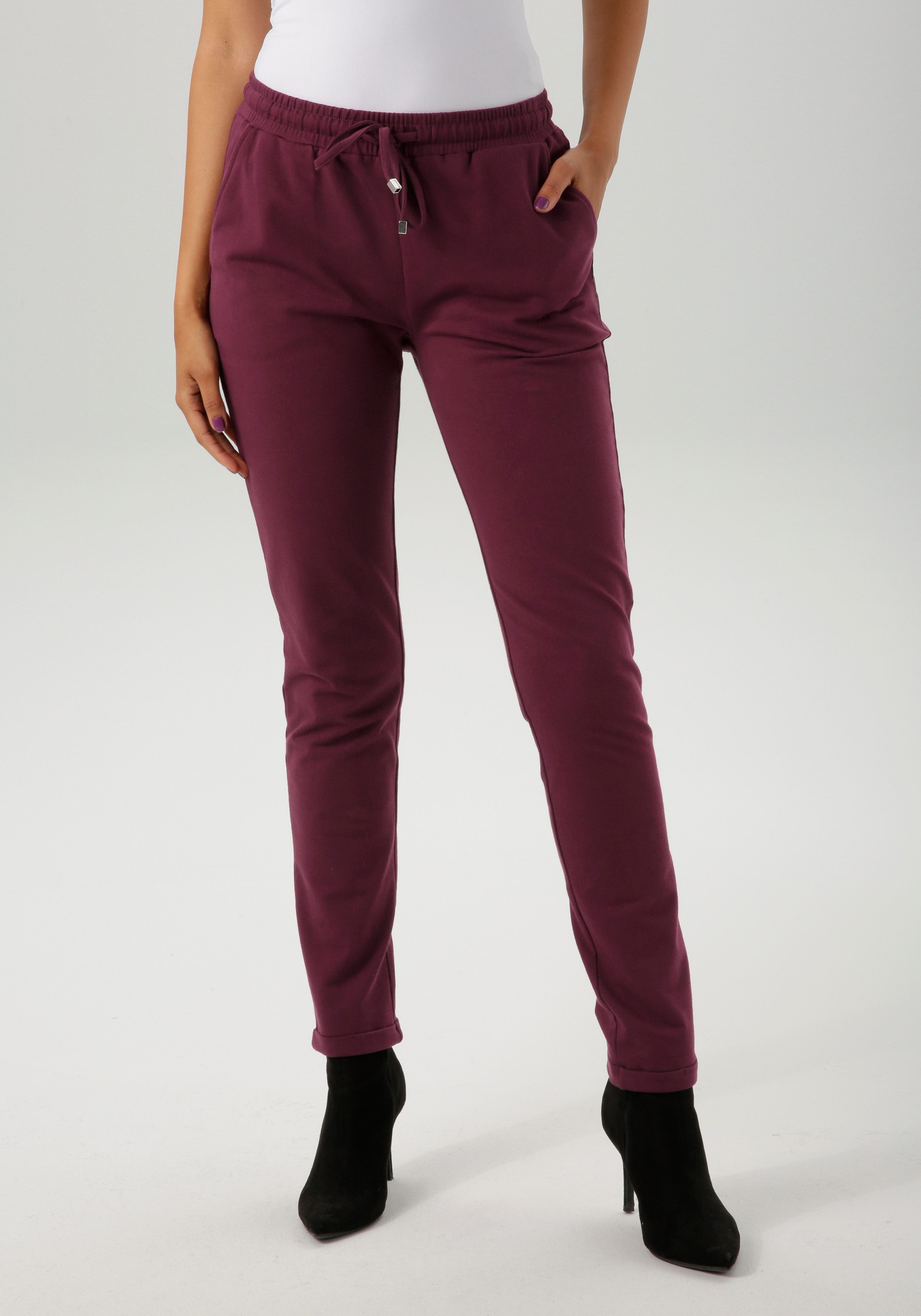 Aniston CASUAL Schlupfhose mit seitlichem ANISTON-Label günstig online kaufen