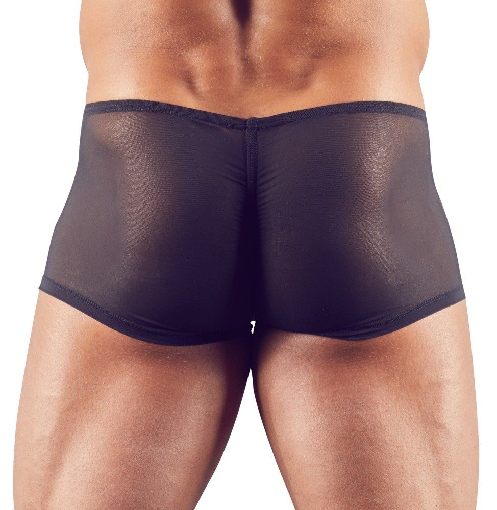 Svenjoyment Boxershorts Boxershorts transparent - schwarz (1-St) Mit betonender Swellfunktion