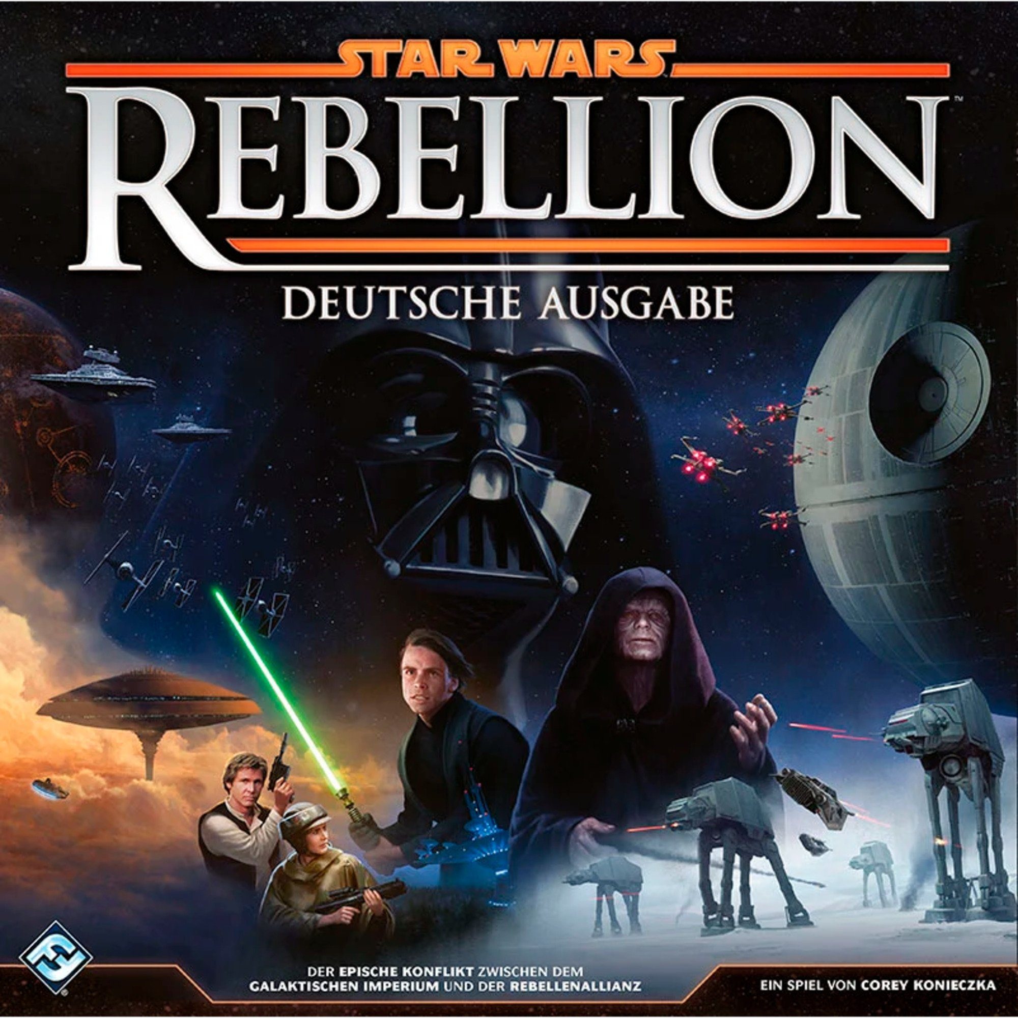 Asmodee Spiel Asmodee Star Wars Rebellion, Brettspiel