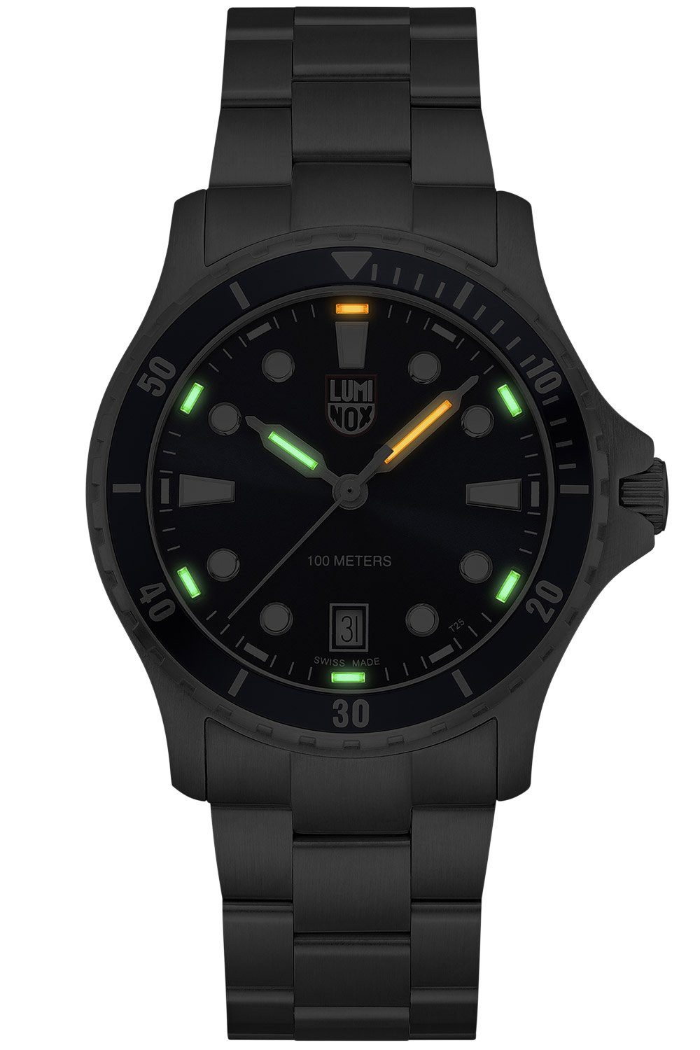 Luminox Quarzuhr Sport Timer Stahl/Blau