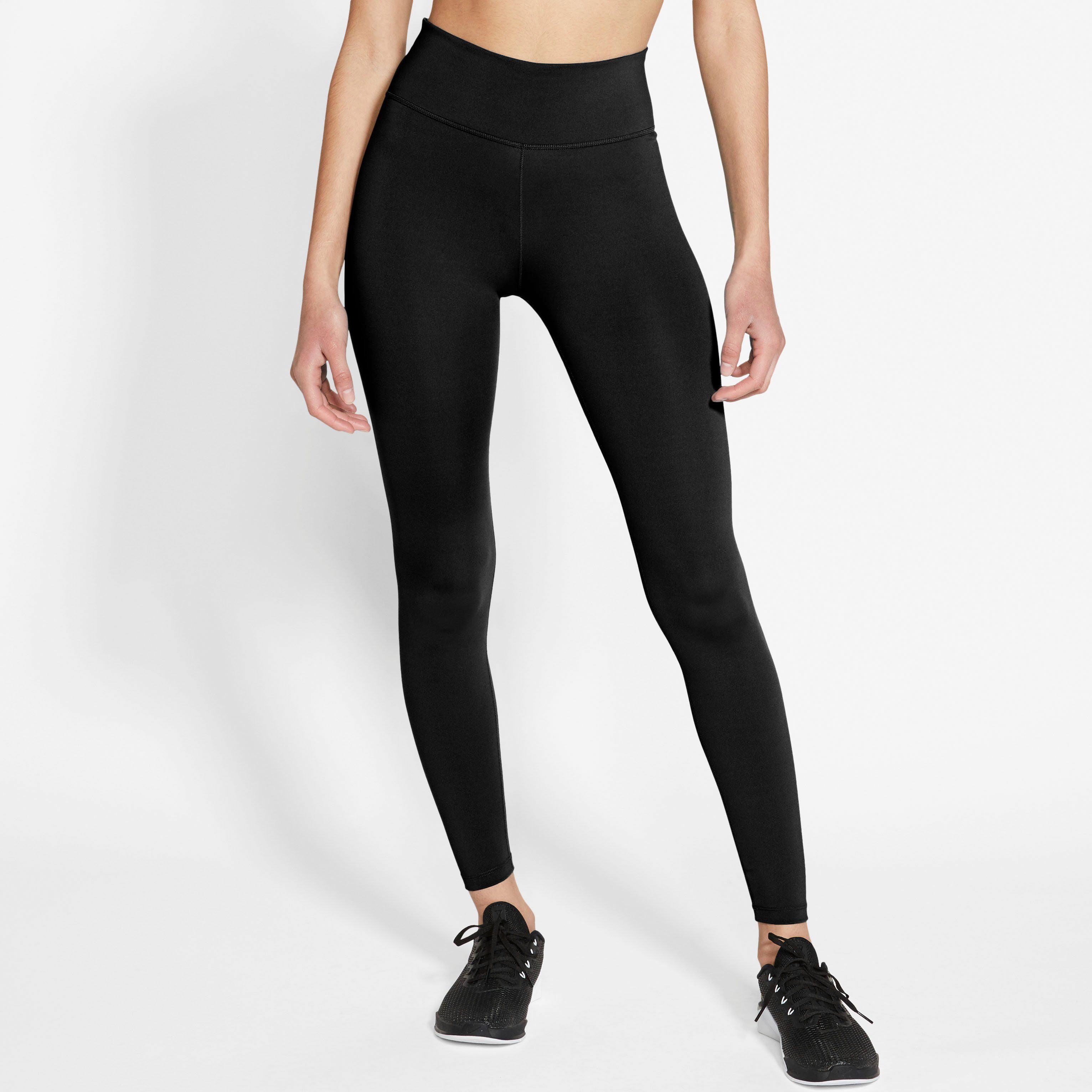 Nike MID-RISE schwarz Trainingstights ONE WOMEN'S LEGGINGS