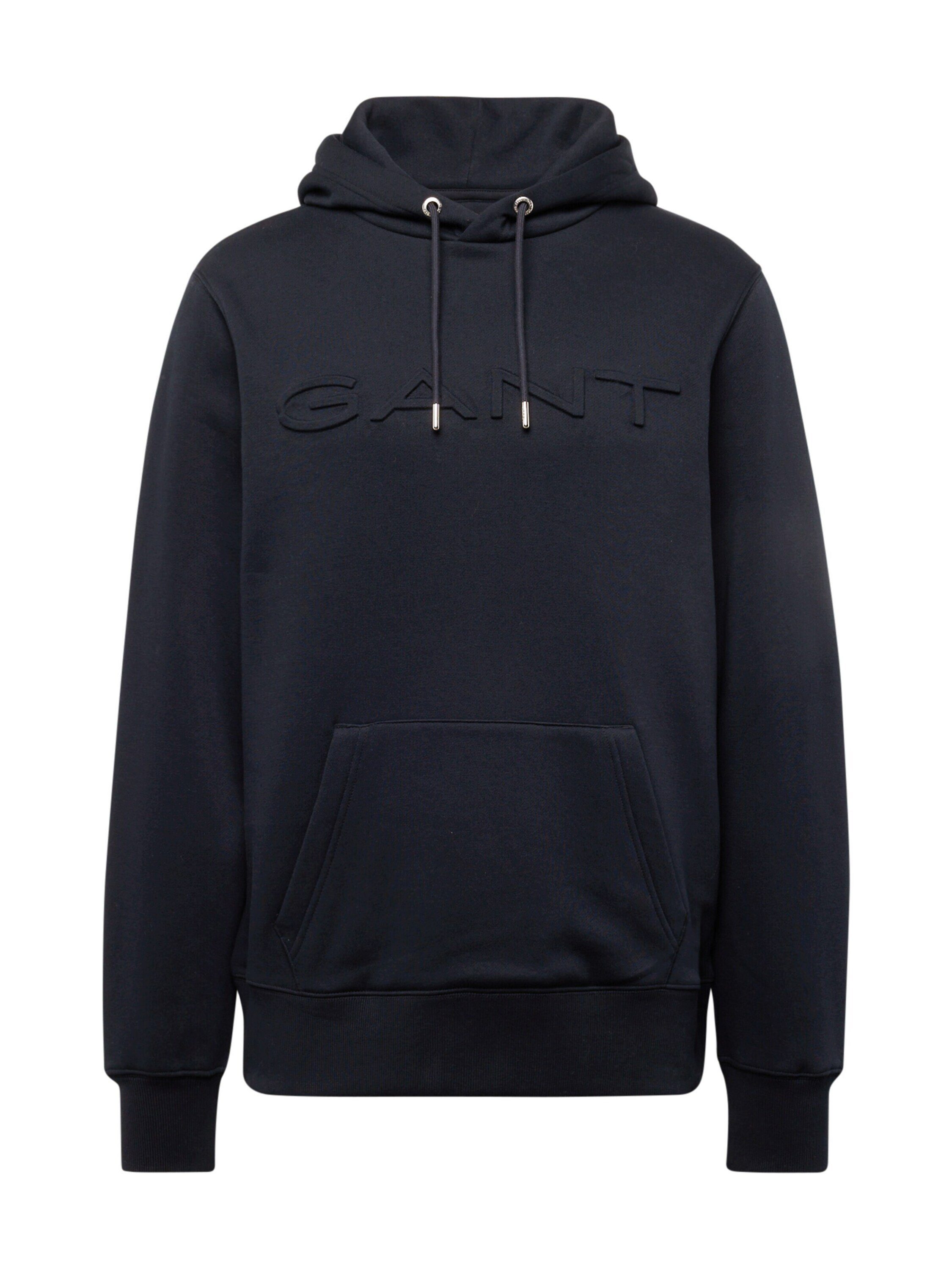 Gant Sweatshirt (1-tlg) BLACK
